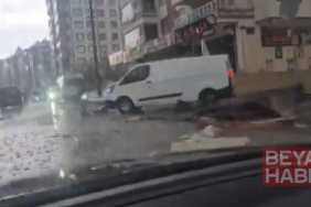 Gaziantep'te "süper hücre" fırtınası... Çatılar uçtu, dereler taştı