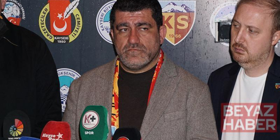 Zecorner Kayserispor Başkanı Nurettin Açıkalın: Kaybettiğimiz bir şey yok