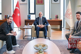 Bakan Ersoy, Doğukan Manço ile görüştü