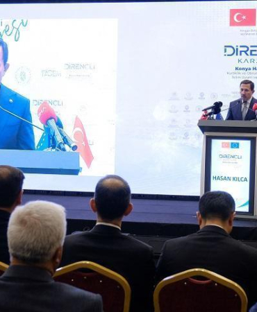 ‘Dirençli Karatay: Konya Havzasında Kuraklık ve Obruk Risklerine Yönelik İklim Uyum ve Azaltım Modeli’ projesi tanıtıldı
