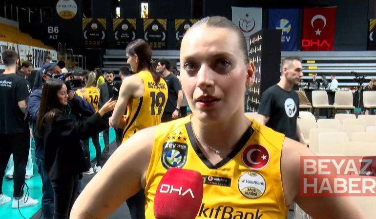 Cansu Özbay: Bu kupayı 7’nci kez evimize getirmek bizim için çok anlamlı