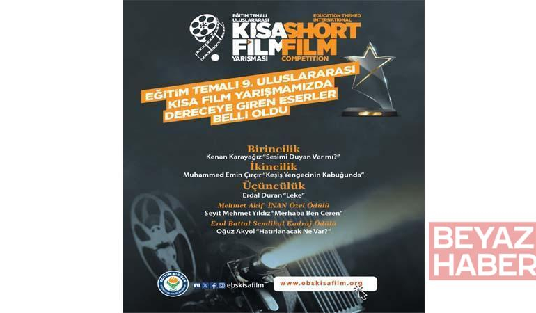 Eğitim temalı 9’uncu Uluslararası Kısa Film Yarışması sonuçları açıklandı