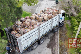 76 ton atık geri dönüştürüldü; 1200 ağacın kesilmesi önlendi