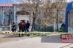 Adliyeye boşanma başvurusu yapmaya gelen eniştesini vurdu