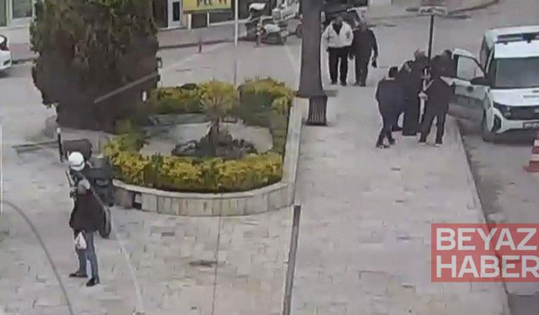 Polislerin ‘heimlich’ manevrası ile hayata tutundu; o anlar kamerada