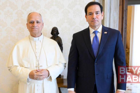 Papa 14’üncü Leo, ABD Dışişleri Bakanı Rubio ile görüştü