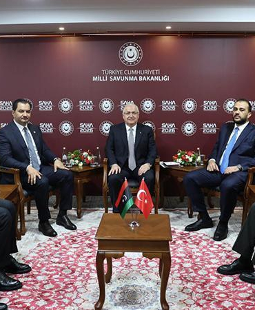 Bakan Güler, Libya Ulusal Ordusu Genel Komutan Yardımcısı ve Libya Savunma Bakan Vekili ile görüştü