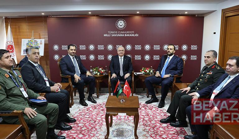 Bakan Güler, Libya Ulusal Ordusu Genel Komutan Yardımcısı ve Libya Savunma Bakan Vekili ile görüştü