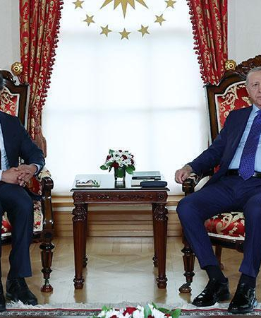 Cumhurbaşkanı Erdoğan, BAE Devlet Başkanı yardımcısı Şeyh Mansur Bin Zayid Al Nahyan’ı kabul etti
