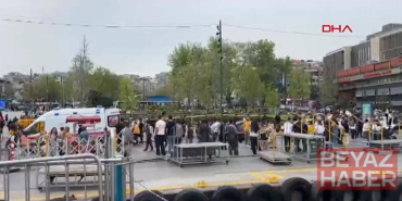Beşiktaş iskelesinin önünde silahlı kavga; yaralılar var
