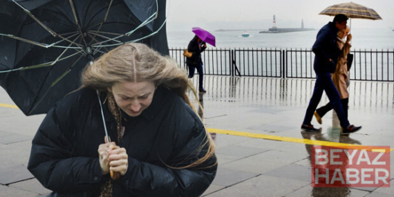 Meteoroloji'den kuvvetli yağış uyarısı! İstanbul'a gök gürültülü sağanak yağış geliyor