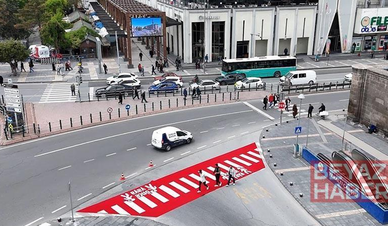 Yaya ölümlerine dikkat çekmek için halıdan