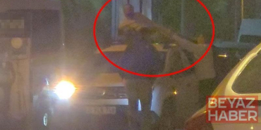 Otomobili durdurup üzerine çıktı; o anlar kamerada