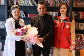 Şehidin eşine ‘Anneler Günü’ ziyareti