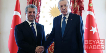 Cumhurbaşkanı Erdoğan, Irak Kürt Bölgesel Yönetimi Başbakanı Mesrur Barzani