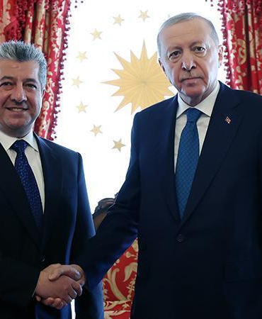 Cumhurbaşkanı Erdoğan, Irak Kürt Bölgesel Yönetimi Başbakanı Mesrur Barzani