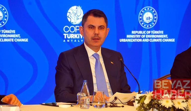 Bakan Kurum: İklim değişikliğiyle mücadele, artık insan hayatını koruma meselesidir