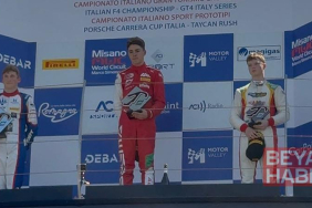 Alp Hasan Aksoy, Misano’daki Formula sahnesinde İstiklal Marşı