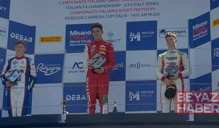 Alp Hasan Aksoy, Misano’daki Formula sahnesinde İstiklal Marşı