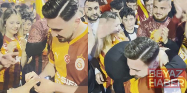 Şampiyonluk kutlamasında sürpriz evlilik teklifi