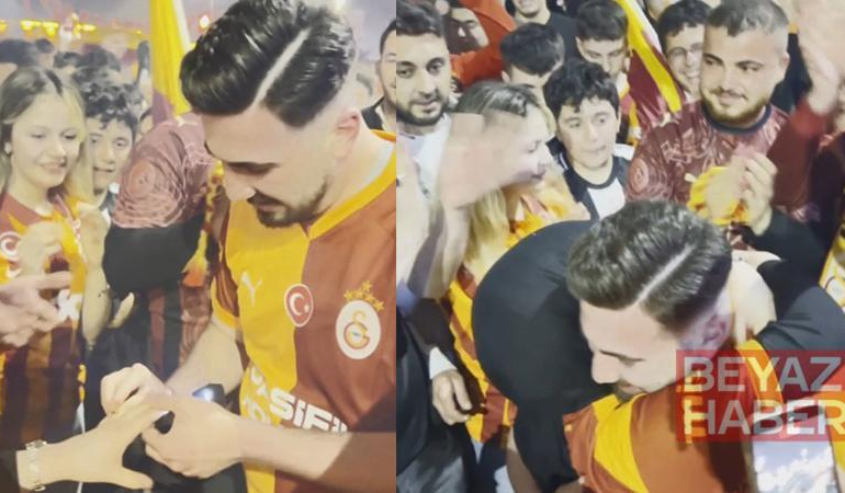 Şampiyonluk kutlamasında sürpriz evlilik teklifi