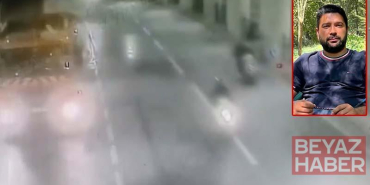 Taksim’de motosikletiyle duvara çarpan Ömer