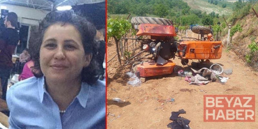 Traktör şarampole yuvarlandı; sürücü yaralandı, eşi öldü