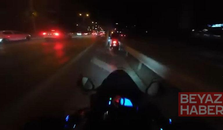 Maltepe’de sürücüsünün direksiyon hakimiyetini kaybettiği otomobil devrilerek bariyerlere çarptı