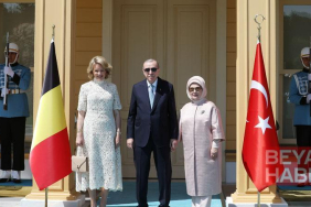 Cumhurbaşkanı Recep Tayyip Erdoğan Belçika Kraliçesi Mathilde’yi kabul etti