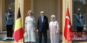 Cumhurbaşkanı Recep Tayyip Erdoğan Belçika Kraliçesi Mathilde’yi kabul etti
