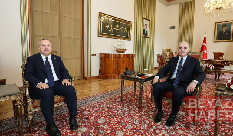 TBMM Başkanı Kurtulmuş, Emniyet Genel Müdürü Fidan