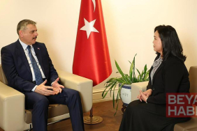 İçişleri Bakanı Çiftçi, Moğolistan Başbakan Yardımcısı Nomtoibayar ile görüştü