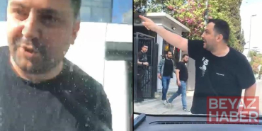 Üsküdar’da önünü kestiği aracın camını yumrukladı;