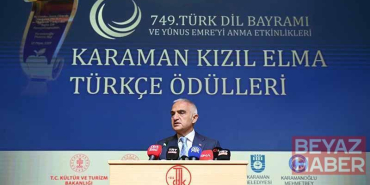 Bakan Ersoy: Türkçe, tarihle yaşıt medeniyet yürüyüşünün sesidir