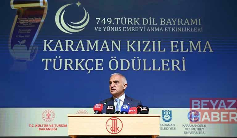 Bakan Ersoy: Türkçe, tarihle yaşıt medeniyet yürüyüşünün sesidir