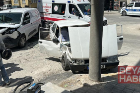 Kaza yapan ehliyetsiz sürücü ve araç sahibine toplam 80 bin lira ceza
