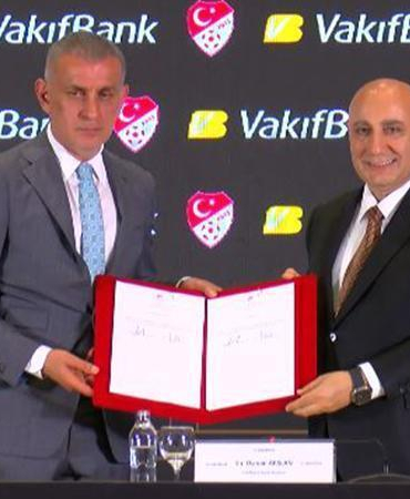 TFF ile VakıfBank arasında milli takımlar ana sponsorluk anlaşması imzalandı