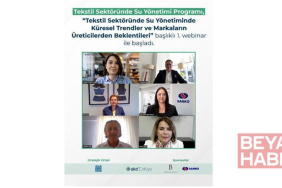 ‘Tekstil Sektöründe Su Yönetimi’ programı ilk webinarı ile başladı