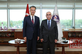 Anayasa Mahkemesi Başkanı Özkaya, Çin Yüksek Halk Mahkemesi Başkan Yardımcısı Liang