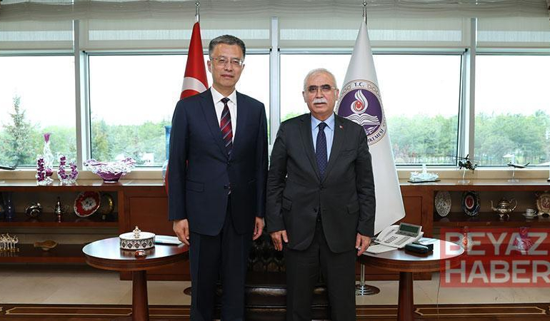 Anayasa Mahkemesi Başkanı Özkaya, Çin Yüksek Halk Mahkemesi Başkan Yardımcısı Liang