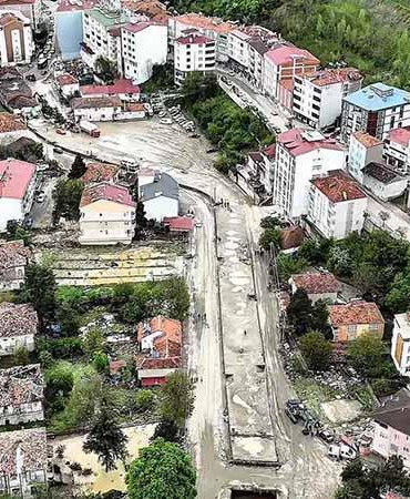 Selin vurduğu Havza’ya 50 milyon TL’lik acil destek