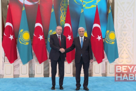 Cumhurbaşkanı Erdoğan, Kazakistan Cumhurbaşkanı Tokayev ile bir araya geldi