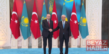 Cumhurbaşkanı Erdoğan, Kazakistan Cumhurbaşkanı Tokayev ile bir araya geldi