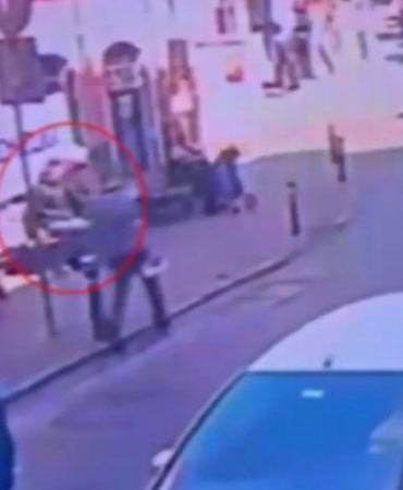 Kasımpaşa’da bankta oturan kişiyi