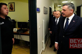 Bakan Çiftçi, polis merkezi amirliğini ziyaret etti