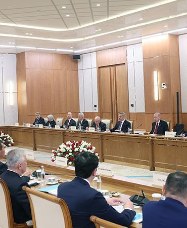 Cumhurbaşkanı Erdoğan, Türkiye-Kazakistan Yüksek Düzeyli Stratejik İşbirliği Konseyi Altıncı Toplantısı