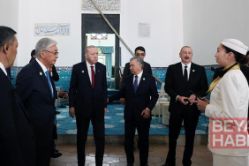 Cumhurbaşkanı Erdoğan, Türkistan’da kültürel gezi programına katıldı