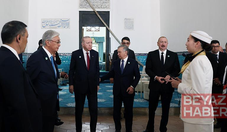 Cumhurbaşkanı Erdoğan, Türkistan’da kültürel gezi programına katıldı