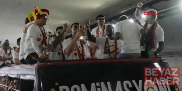 Galatasaray’da şampiyonluk coşkusu
