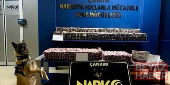 Çankırı’da 85 bin adet uyuşturucu hap ele geçirildi